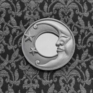 🌙 CUSTOM Handpainted Moon & Stars Mirror 🌙 - Your choice!